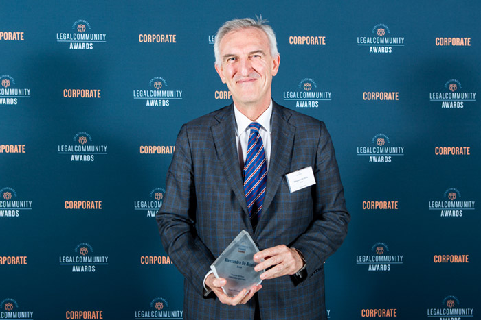 Alessandro De Nicola Named Italy’s Corporate Lawyer of the Year for Second Consecutive Year