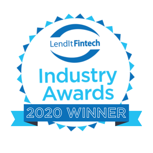 LendIt Fintech Industry Awards 2020 Winner