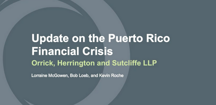 Webinar - Puerto Rico Debt Crisis