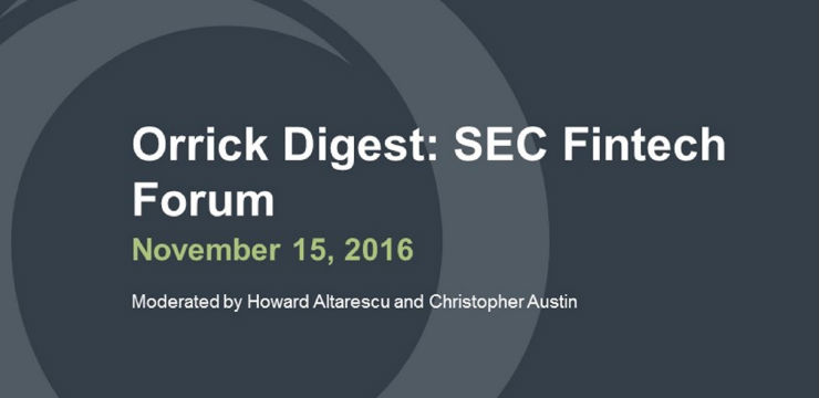 SEC Fintech Forum