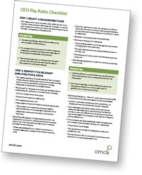 CEO Pay Checklist