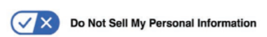 Do Not Sell button example