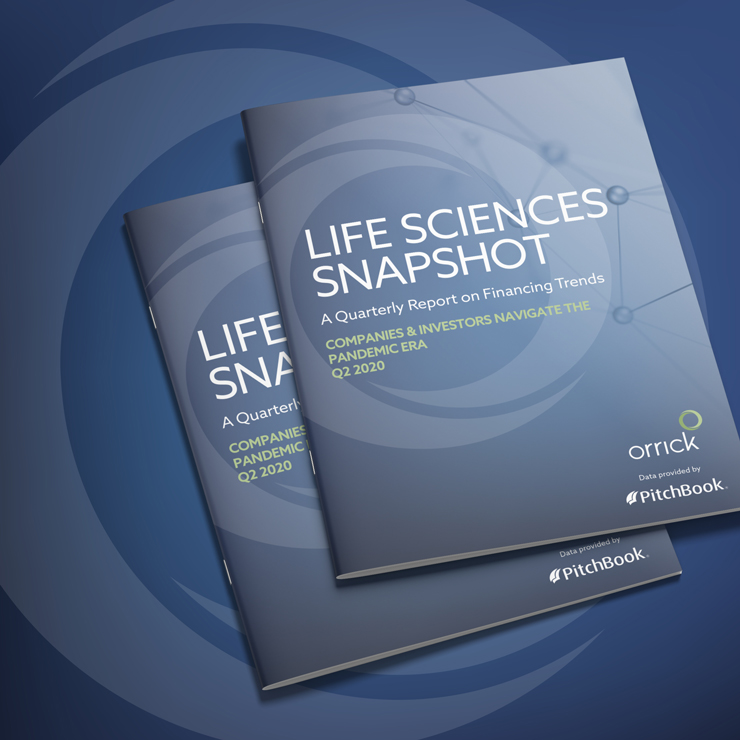 photo of two copies of Life Sciences Snapshot Q2 2020